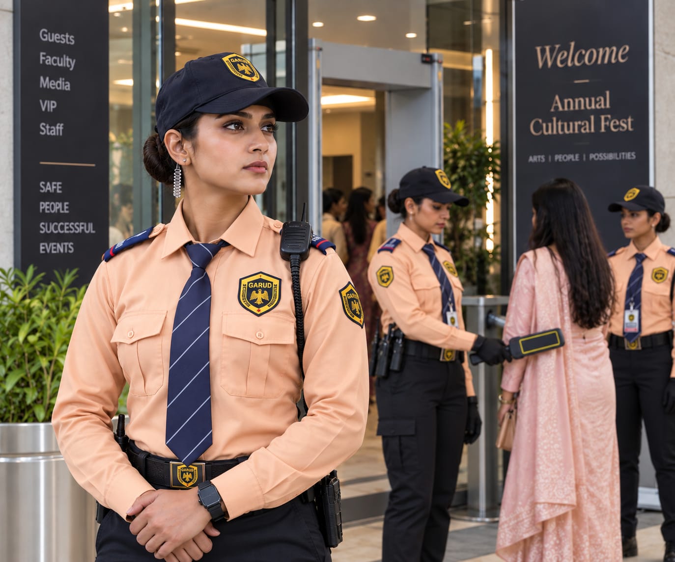 Lady Security Guard